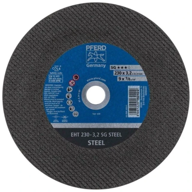 Pjovimo diskas PFERD EHT A24 S SG 230x3,2x22,23mm