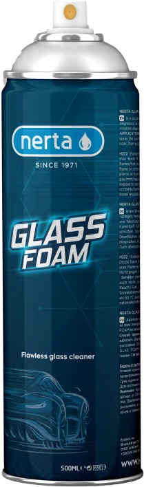 Putos automobilių stiklų valymui NERTA GlassFoam 500 ml