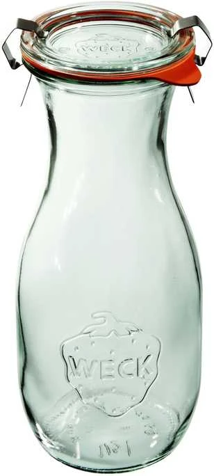 Šlapias buteliukas, 530 ml rinkinys, Weck, 6 vnt.