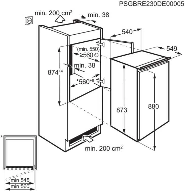 Šaldytuvas Electrolux LFB2AE88S1