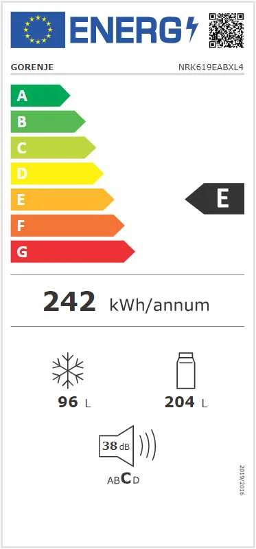Šaldytuvas GORENJE NRK619EABXL4