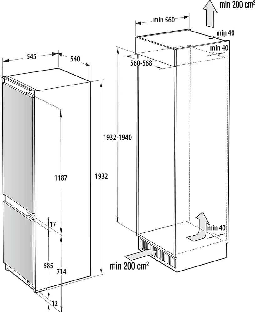 Gorenje NRKI519E82WF