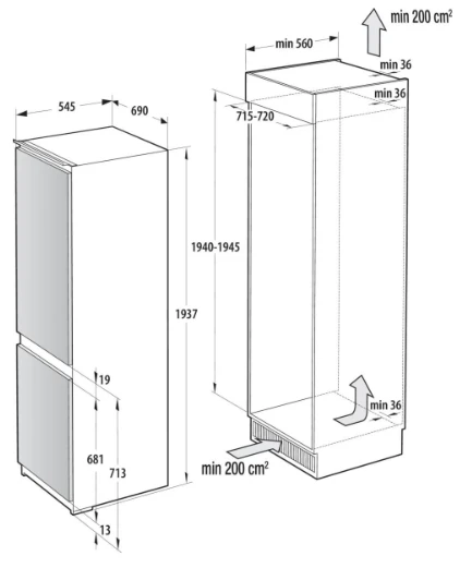 Gorenje NRKI619D61WFE