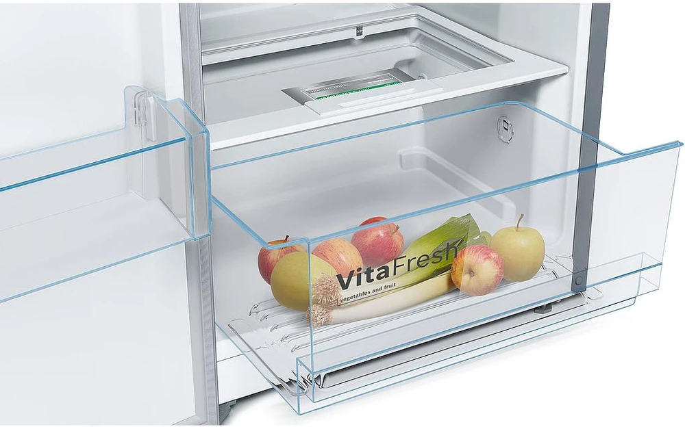 Šaldytuvas Bosch KSV36VXDP 4 serija, Juodos spalvos