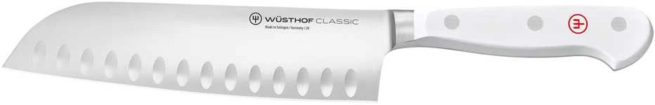 Wusthof Santoku peilis, 17 cm, Classic Baltas