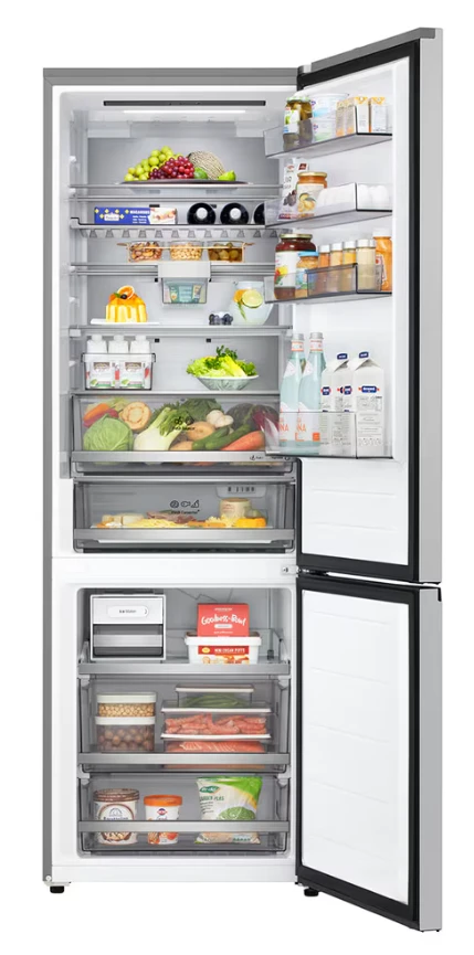 LG GBBW726CPY Šaldytuvas, C, Free-standing, Combi, Height 2.03 m, Net fridge 326 L, Net šaldiklis 139 L,Stainless Steel | LG