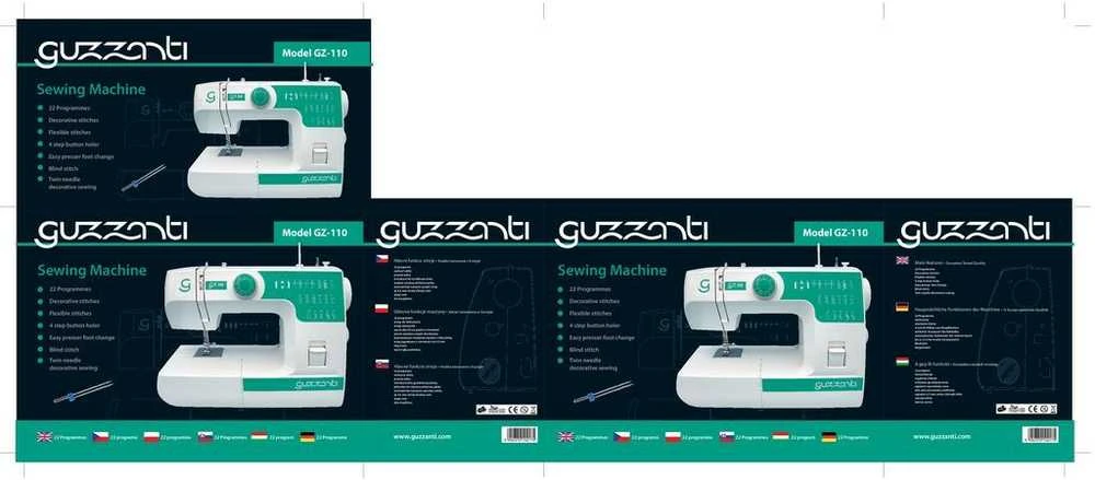 Siuvimo mašina Guzzanti GZ-110A