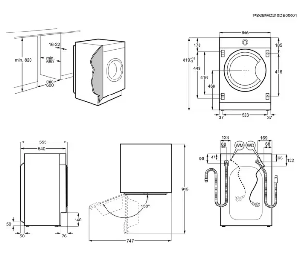 Skalbimo mašina Skalbyklė ELECTROLUX EW7F448WI