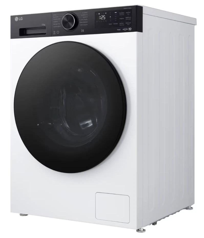 LG | Skalbimo mašina | F4X5011TKB | Energy efficiency class A | Front loading | Skalbimo talpa 11 kg | 1400 RPM | Gylis 57 cm | Plotis 60 cm | Ekranas | LED | Baltas