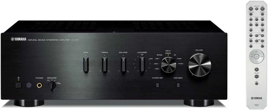 Yamaha A-S701 amplifier (sidabrinis)