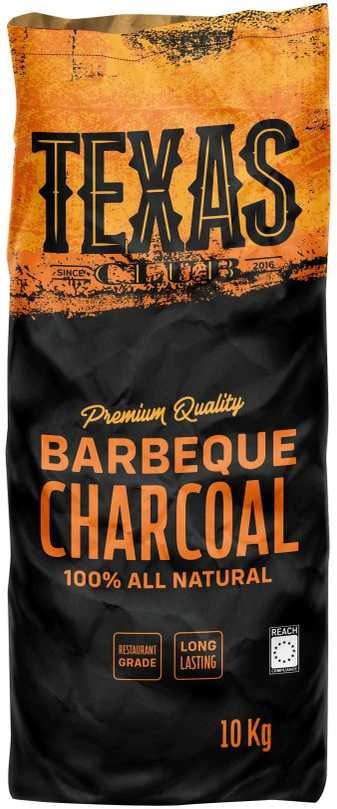 KAMADO BONO Medžio anglis „Texas Club“ 10 kg (stambios frakcijos)