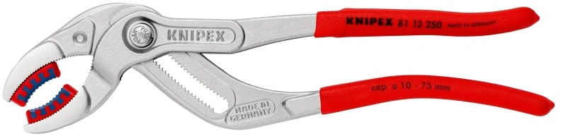 Vamzdinės replės su plastikinėmis žiaunomis KNIPEX 8113250