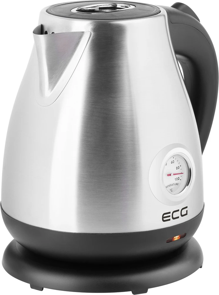 ECG RK 1705 Metallico Elektrinė virdulys, 1.7 L, Nerūdijantis plienas