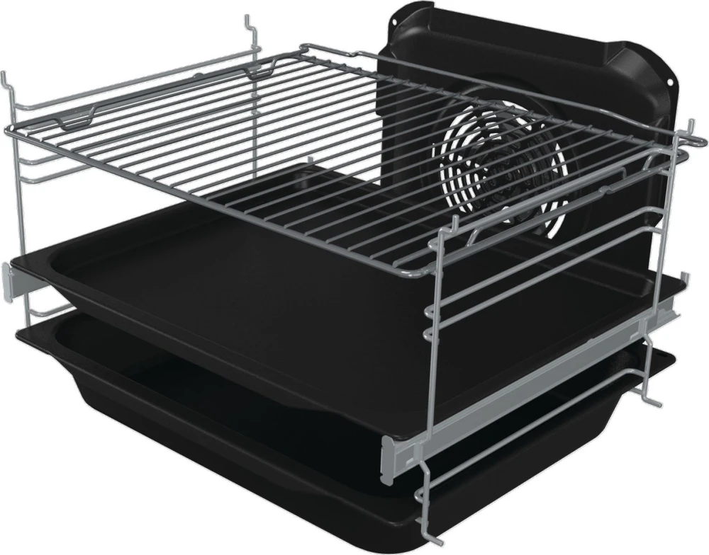 Viryklė Gorenje | Cooker | GECS5C70WA | Hob type Vitroceramic | Oven type Electric | Baltas | Plotis 50 cm | Grilling | LED | Gylis 59.4 cm | 70 L