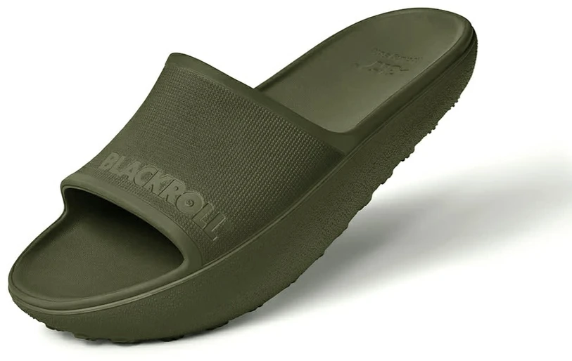 Blackroll® šlepetės Recovery Slopes, L dydis, alyvuogių spalvos (42,5-44 EU)