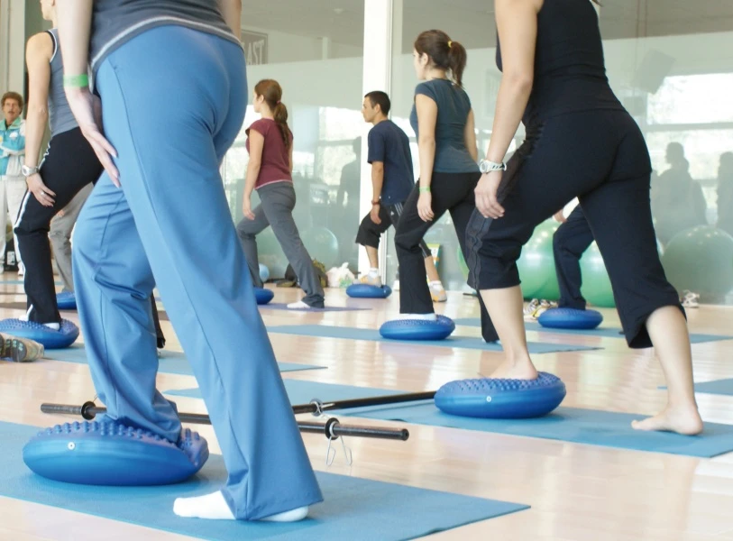 Gymnic Apvali balansavimo pagalvėlė Disc'o'Sit, mėlyna