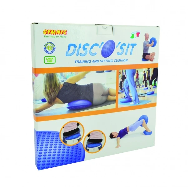 Gymnic Apvali balansavimo pagalvėlė Disc'o'Sit, mėlyna