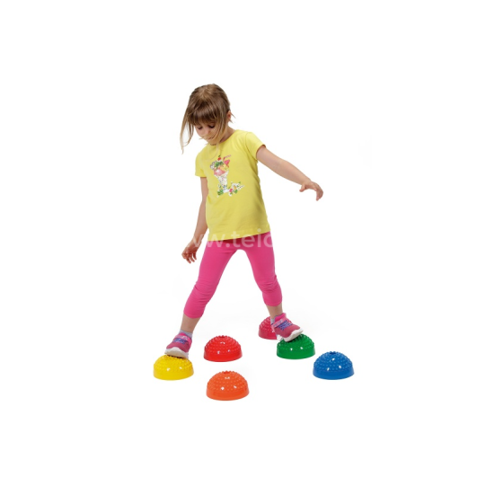 Gymnic Dygliuotos balansinės platformos, 6 vnt, MULTI ACTIVE STONES