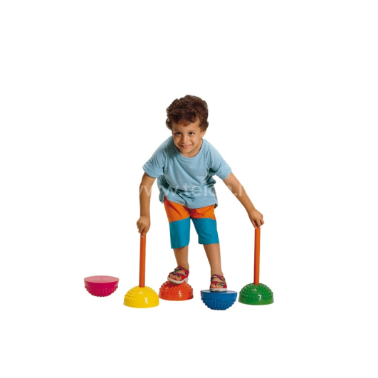 Gymnic Dygliuotos balansinės platformos, 6 vnt, MULTI ACTIVE STONES