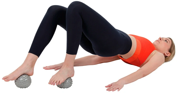 Gymnic Masažo kamuoliukai SENSO PRO, Ø 11 cm, 2 vnt, pilki