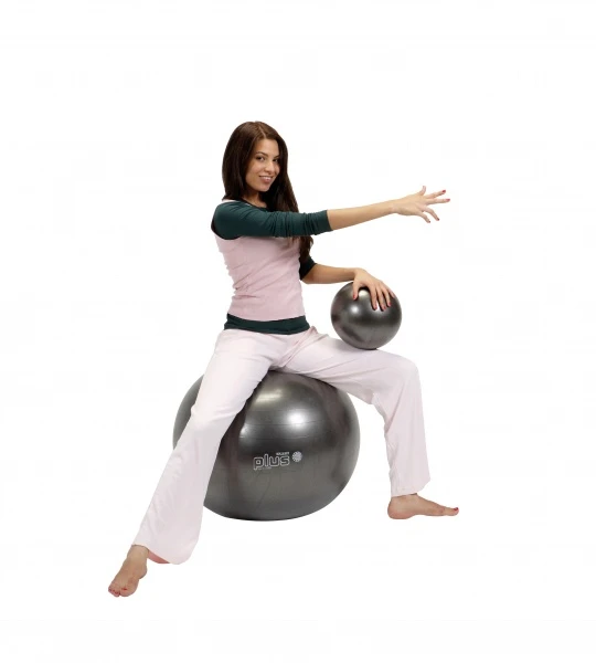 Gymnic Plus kamuolys 65 juodas