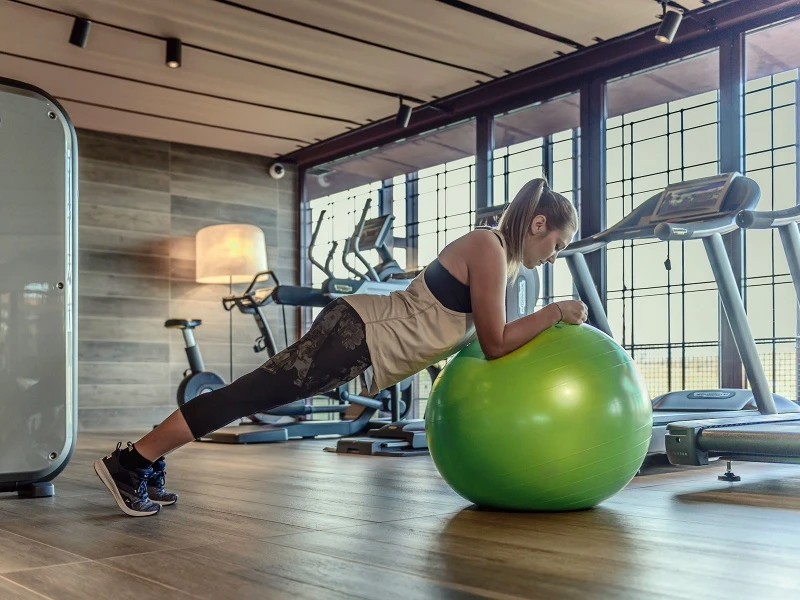 Gymnic Plus kamuolys 65 žalias