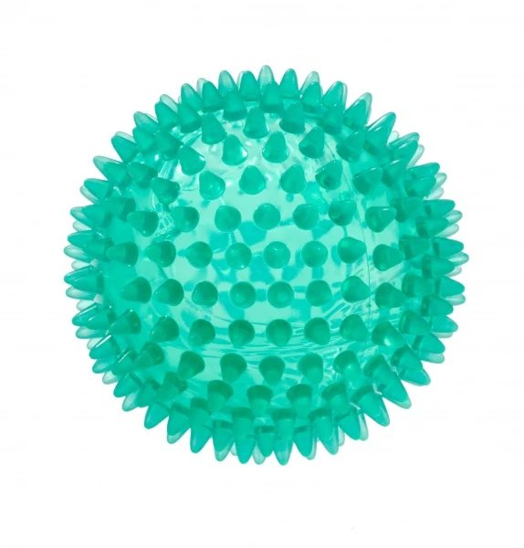 Riposo Gymnic REFLEXBALL 10 cm masažo kamuoliukas su dygliukais, žalias