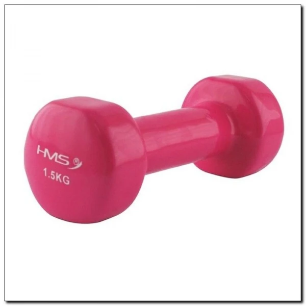 Hantelis dengtas vinilu 1 5kg