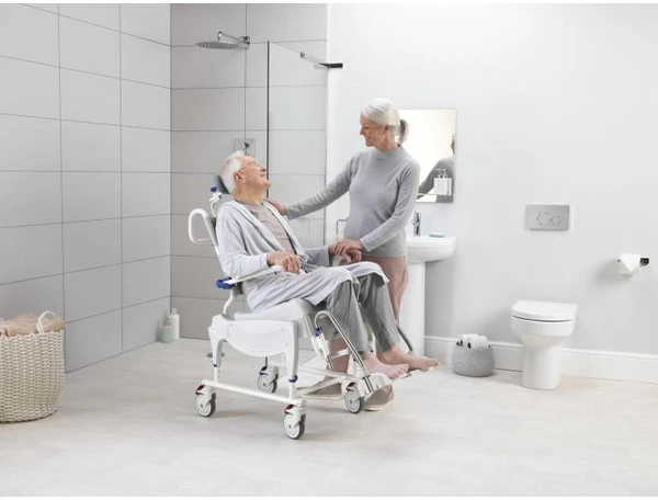 Dušo vežimėlis, atlenkiamas INVACARE Aquatec Dual VIP Ergo
