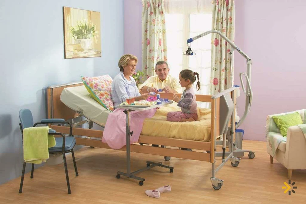 DHcare INVACARE Pausa ligonio staliukas prie lovos
