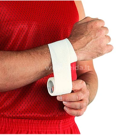 MUELLER® Eurotape Platinum sportinis teipas, baltas, 3 8 cm X 11,43 m
