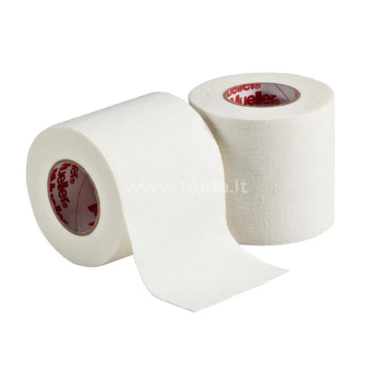 MUELLER® Flex light elastinis teipas, 7,5 cm x 6,8 m, baltas