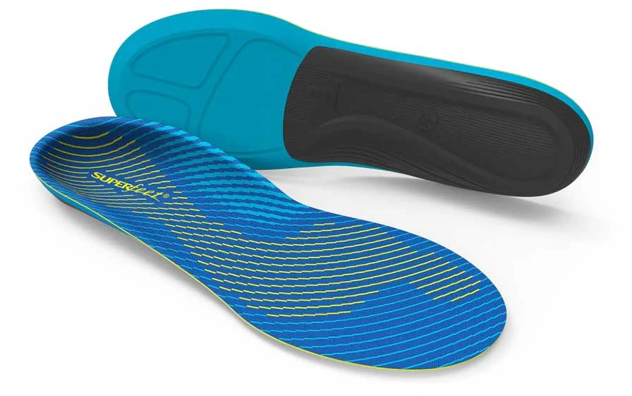 Ortopediniai vidpadžiai sportinei avalynei Superfeet Active Support Medium v2, žemam skliautui, C