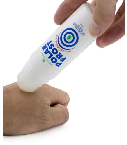 Polar Frost šaldantis rutulinis gelis skausmui malšinti, 75 ml