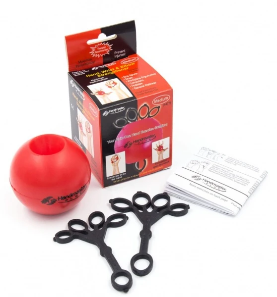 MOVES Rankos treniruoklis Handmaster Plus, raudonas
