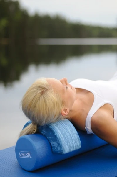 SISSEL® Pilates galvos atrama, marga mėlyna