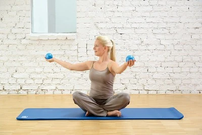 SISSEL® Pilates svoriniai kamuoliukai, 2 vnt , 900 g