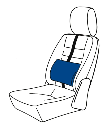 SISSEL® Tour juosmeninė pagalvėlė, juoda