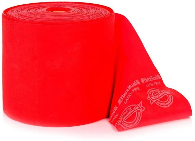Thera-Band elastinė juosta be latekso, raudona, 1m