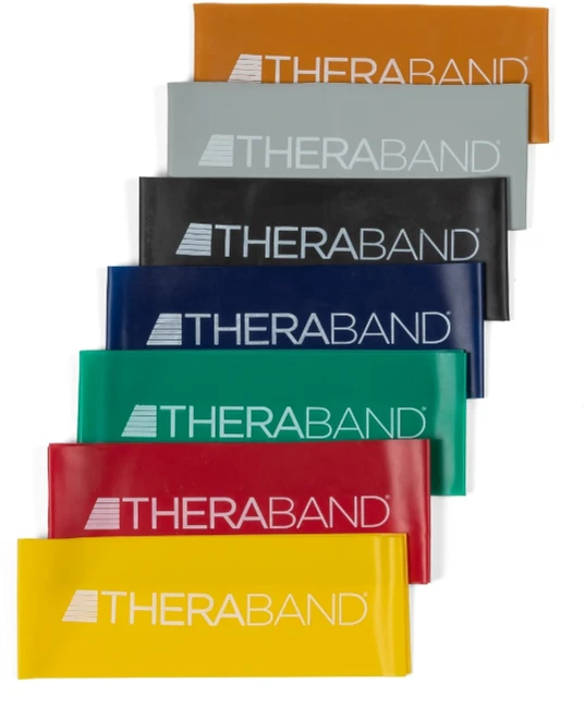 Thera-Band elastinės juostos kilpa, mėlyna,plati