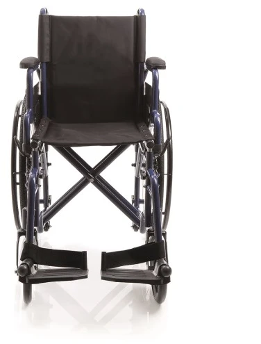 Universalaus tipo neįgaliojo vežimėlis su dviguba kryžme, iki 150kg, 50 cm