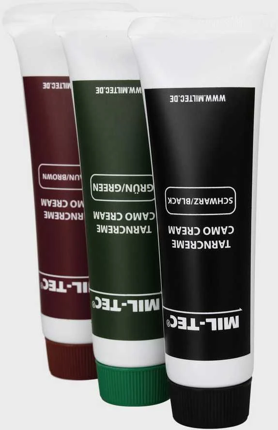 Mil-Tec Woodland Camo Face Paint Set Veido dažai maskuotei