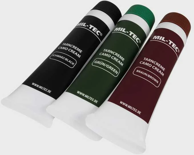 Mil-Tec Woodland Camo Face Paint Set Veido dažai maskuotei