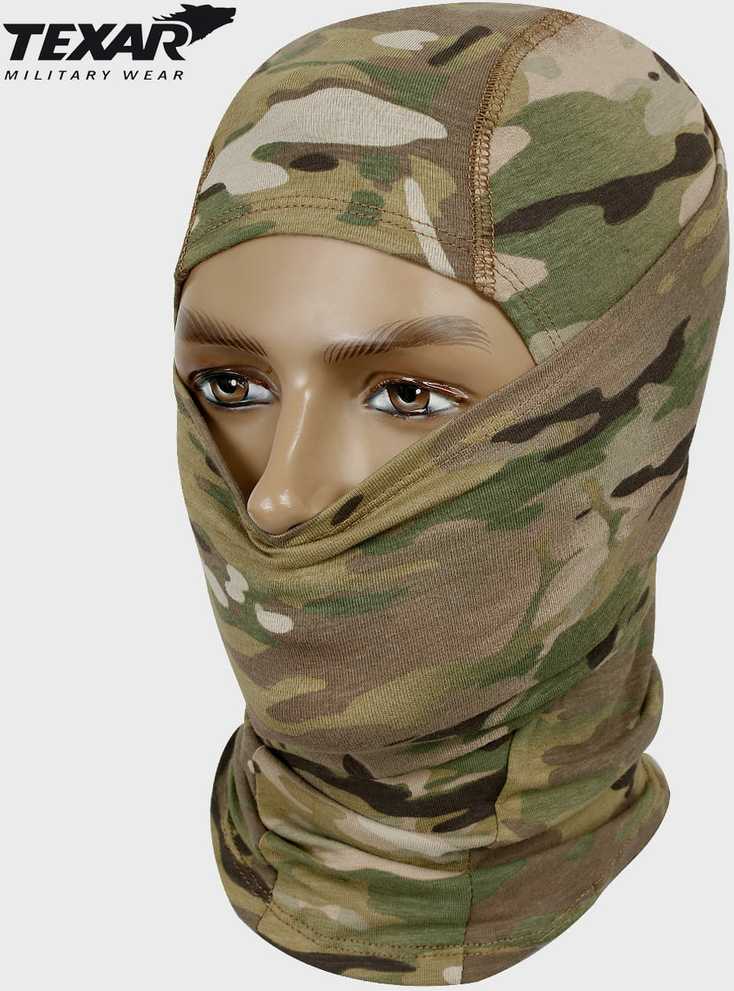 Kepurė Pošalmis Balaklava Texar Ninja Arid MC Camo
