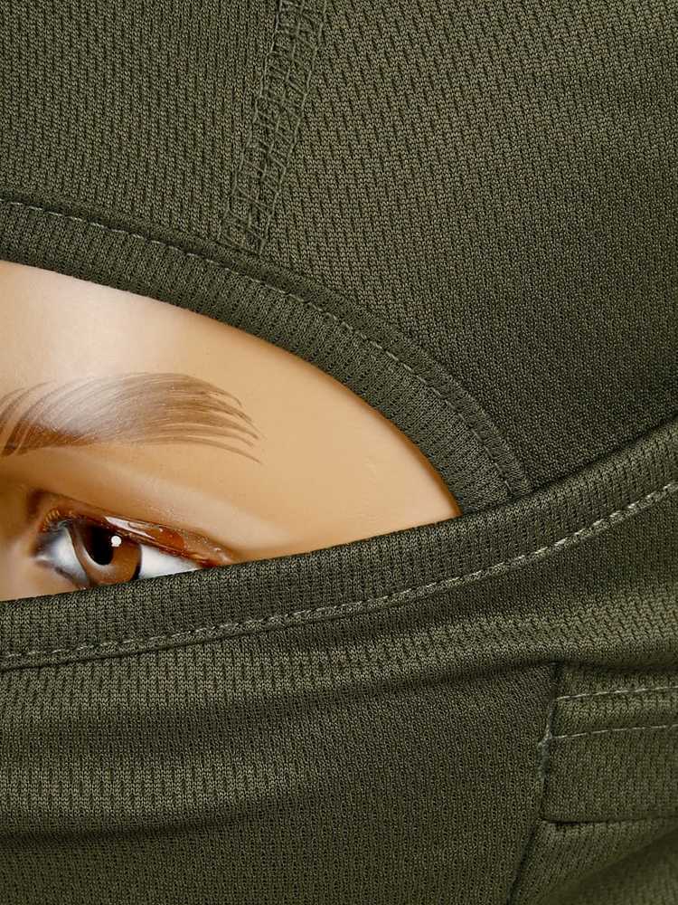Kepurė Balaklava pošalmis Mil-tec Tactical žalia