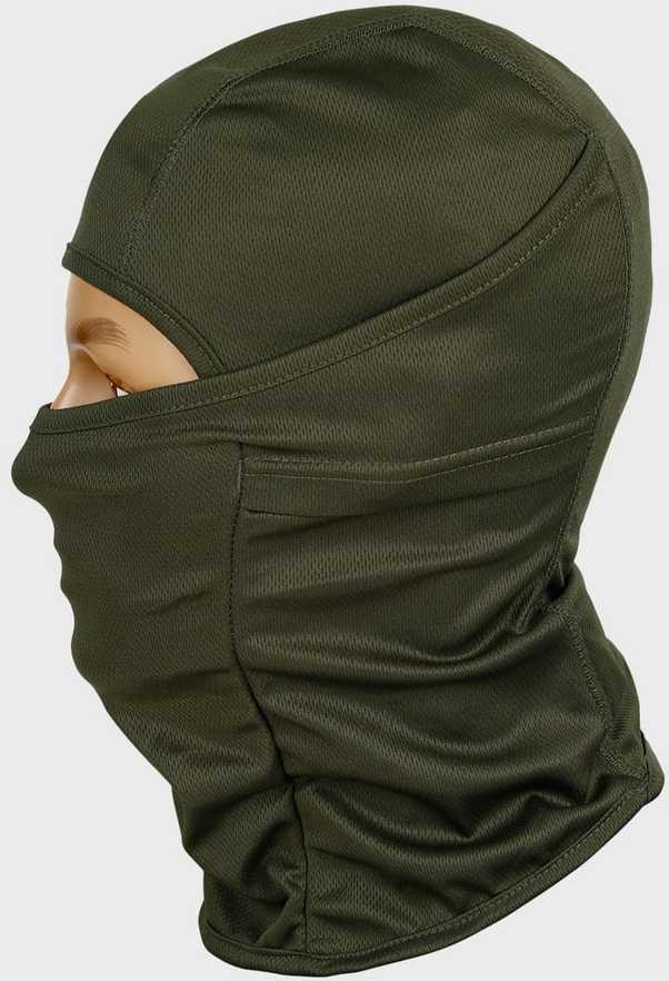 Kepurė Balaklava pošalmis Mil-tec Tactical žalia