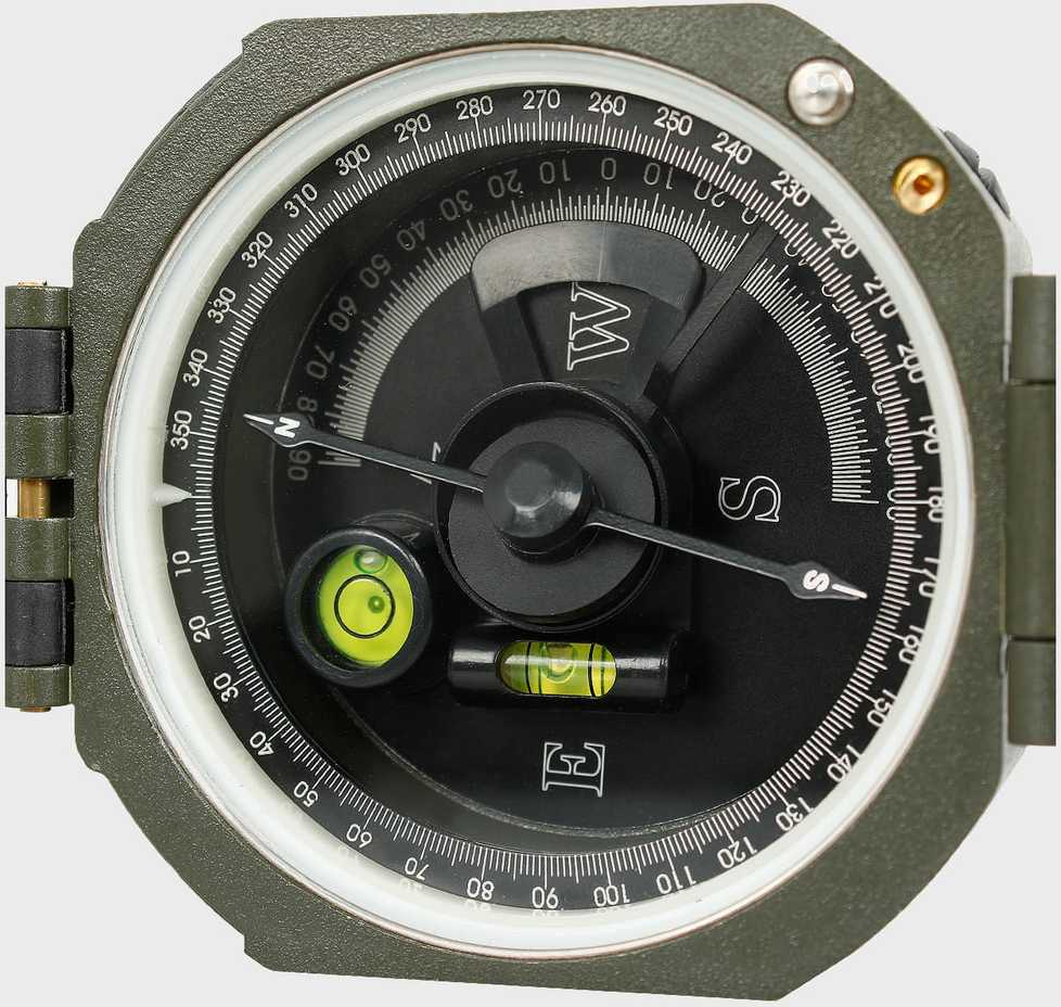 Turistinis kompasas Mil-Tec US M2, Olive