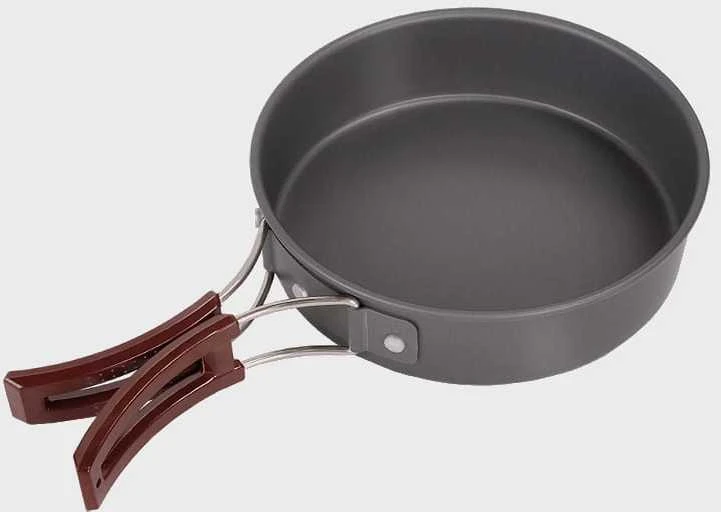 Mil-Tec Cook Set Stainless Steel 1 Person Vieno asmens kelioninis virtuvės reikmenų rinkinys
