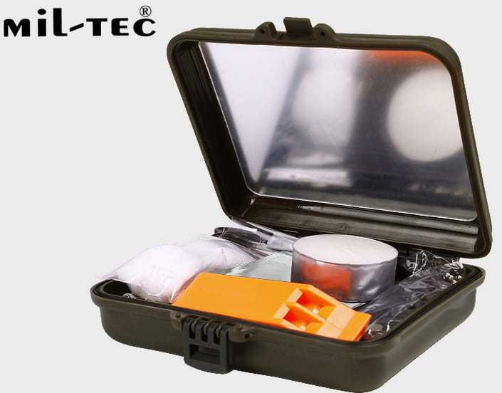 Bez Marki MIL-TEC išgyvenimo rinkinys dėžutėje
