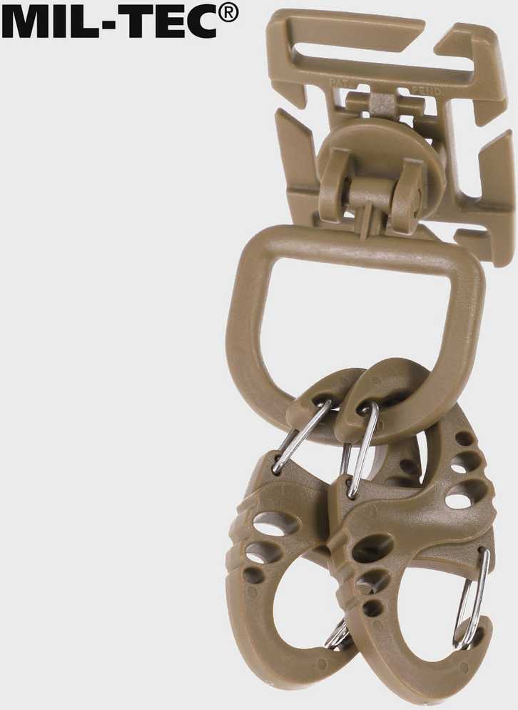 Karabinų rinkinys Mil-Tec Ultimate Tactical Set, Coyote